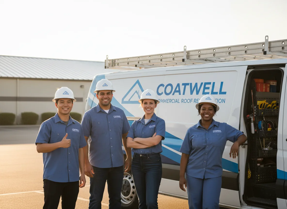 Commercial roof coating company in Westbrook, TX